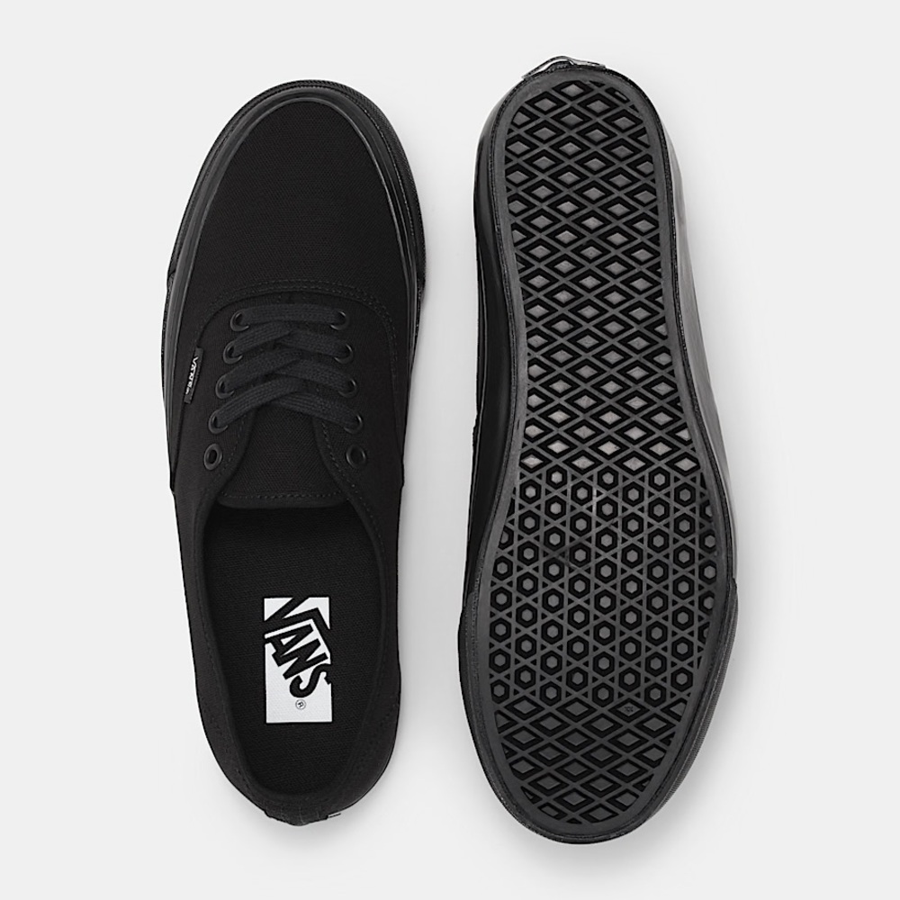 EXCELLENT CONDITION  Vans Premium Authentic Shoe Blackout